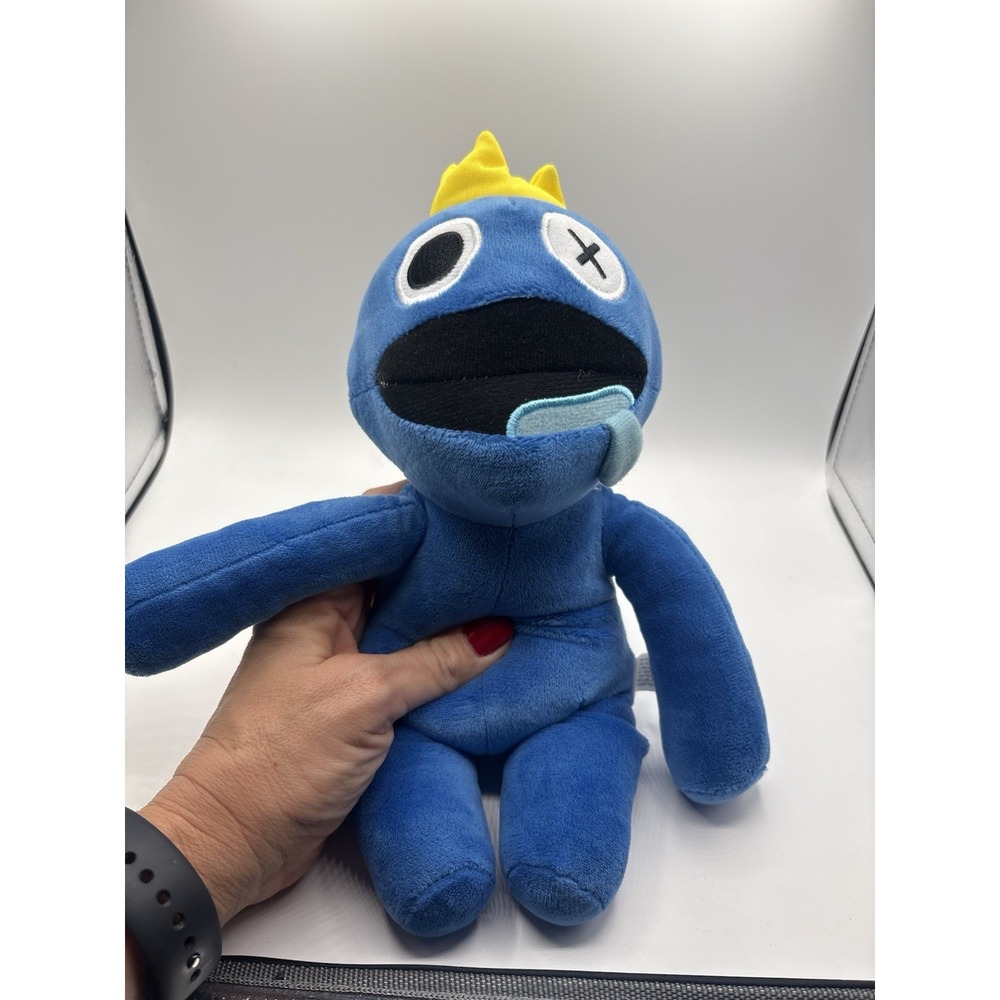 Rainbow Friends Blue Plush 11.9" Inch Tall Plushie Doll figure Game Toys